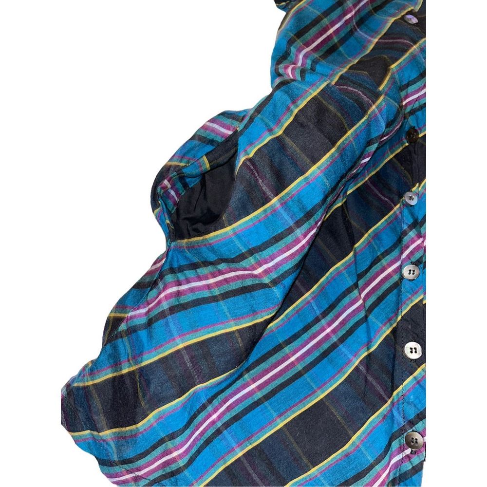 Tea Collection Plaid Winter Ruffle Dress | Size 5 - Picture 3 of 8